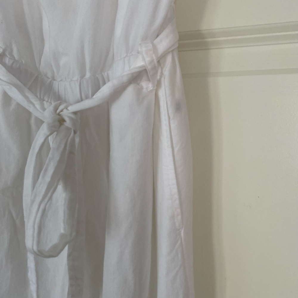 Anthropologie Cloth & Stone Strapless Fray Trim Crop Jumpsuit - EUC - Picture 6 of 15